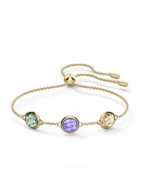 Swarovski Tahlia Bracelet – Multicolored Crystals, Gold-Tone Plated
